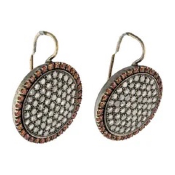 ROBERTO MARRONI
18K Diamond & Sapphire Drop Earrings - Picture 4 of 5